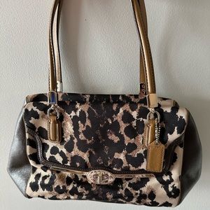 Authentic Leopard Coach bag